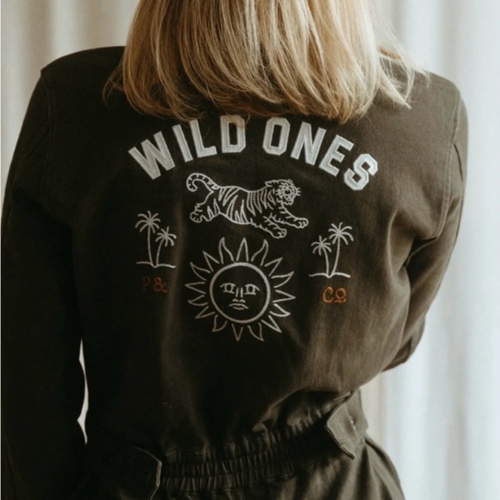 Wild Ones Olive Utility Jumpsuit